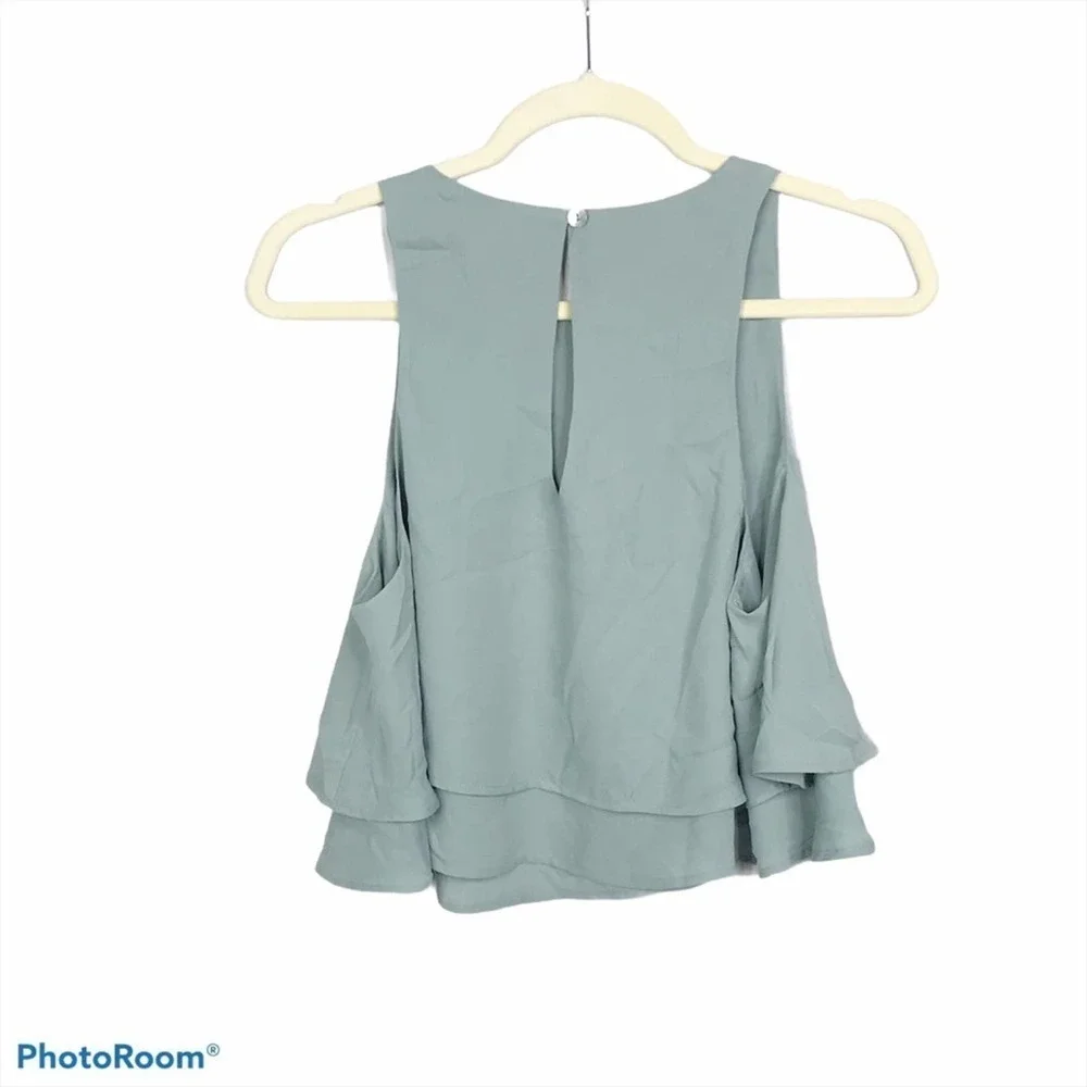 SMYM King Crop Top in Silver Sage NWOT - Picture 3 of 5